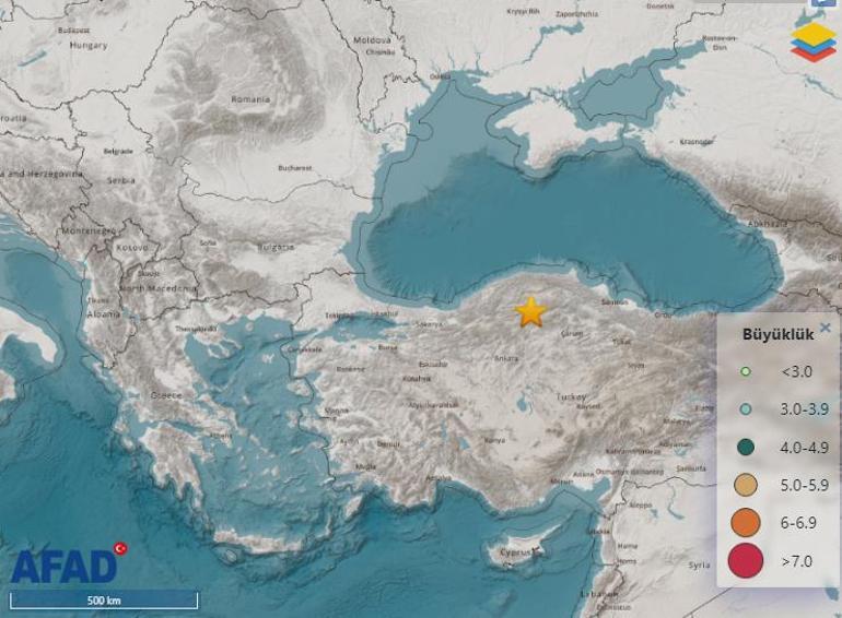 Kastamonuda 4.2 büyüklüğünde deprem