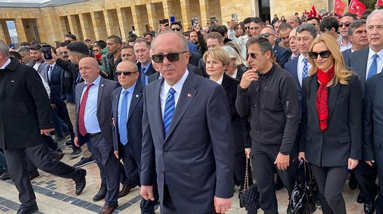 Muharrem İnceden Anıtkabire ziyaret