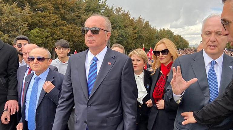 Muharrem İnceden Anıtkabire ziyaret