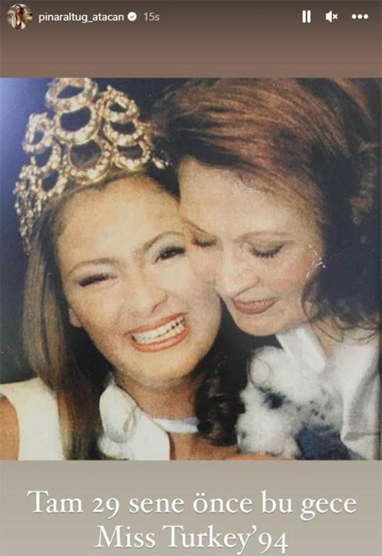 Pınar Altuğ kraliçe olduğu geceden fotoğrafları paylaştı