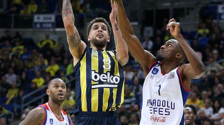 Euroleaguede tarihi maç Fenerbahçe Beko-Anadolu Efes maçında play-off hesapları