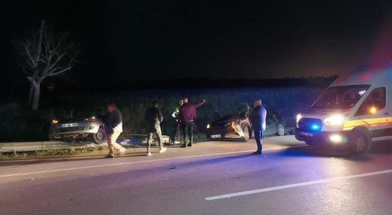 Gaziantep-Kilis karayolunda feci kaza 1i polis 2 kişi hayatını kaybetti