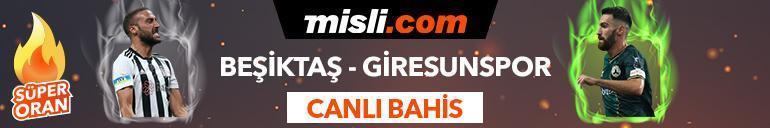 Beşiktaş-Giresunspor maçı Tek Maç, Süper Oran ve Canlı Bahis seçenekleriyle Misli.com’da