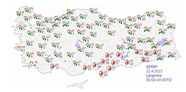 Meteorolojiden 15 ile sarı kodlu uyarı Hava kalitesi düşecek