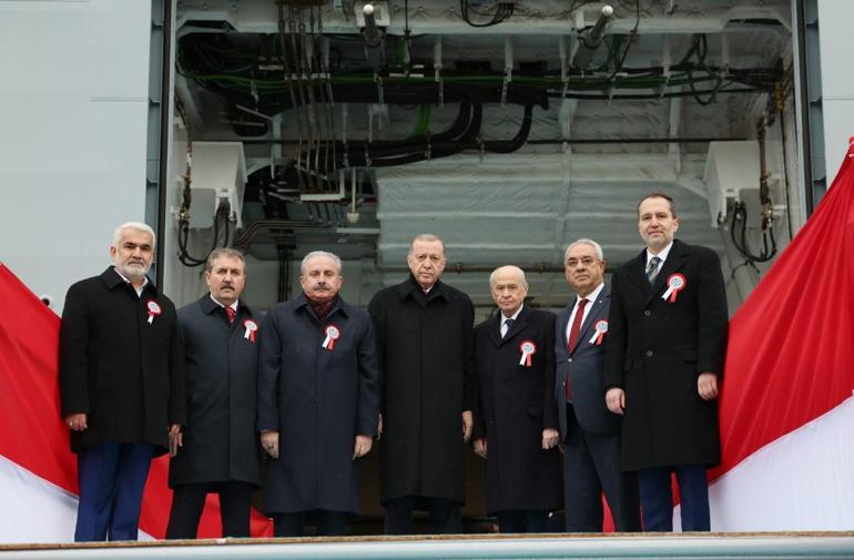 TCG Anadolu için tarihi gün Cumhurbaşkanı Erdoğan: Dünyada örneği olmayan proje