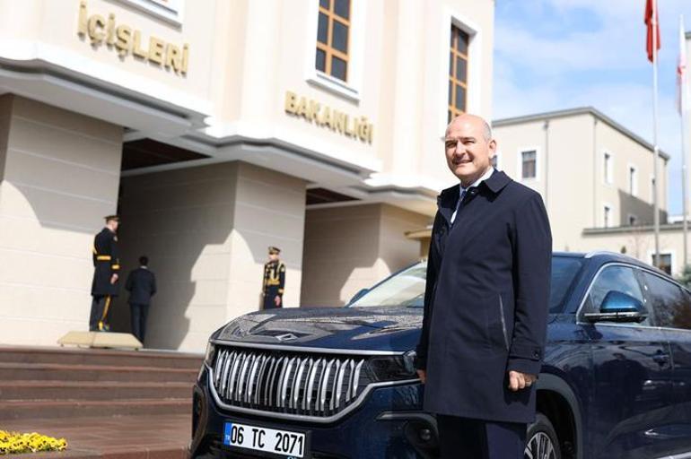 Togg makam aracı oldu Bakanlardan peş peşe paylaşımlar