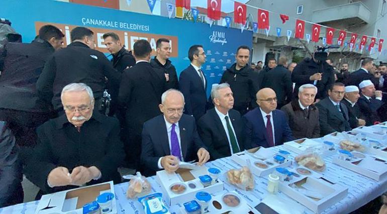 Kılıçdaroğlu Çanakkalede iftar programına katıldı