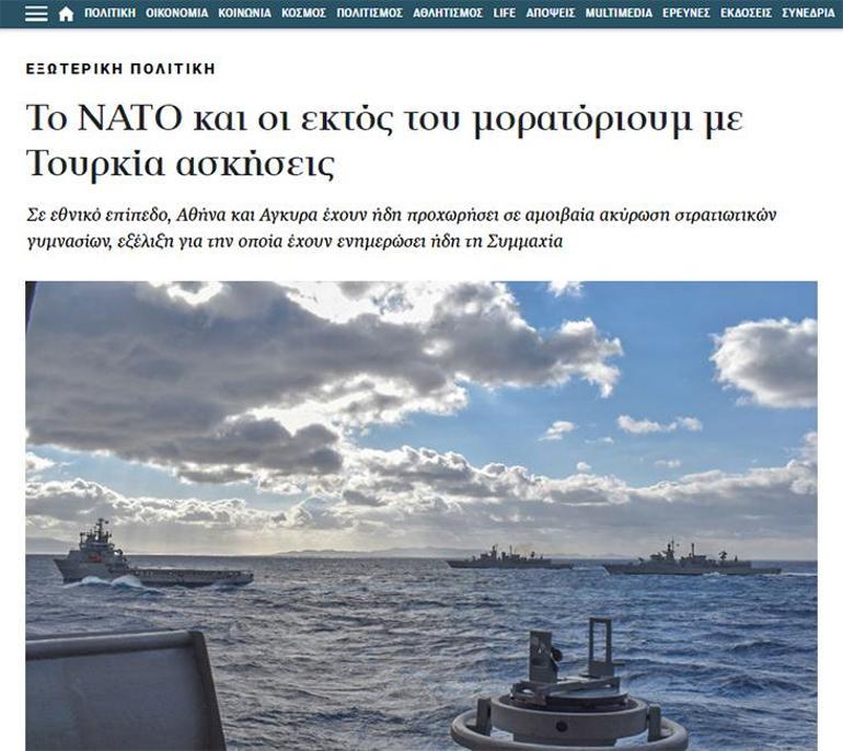 Egedeki gerilim Karadenize sıçradı Yunanistan NATOya küstü