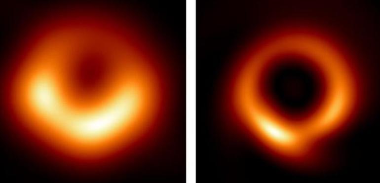 Görülen ilk kara deliğin geliştirilmiş yeni görüntüsü yayınlandı