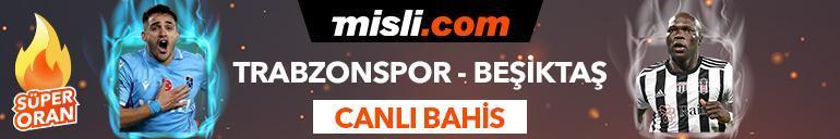 Trabzonspor-Beşiktaş maçı Tek Maç, Süper Oran ve Canlı Bahis seçenekleriyle Misli.com’da