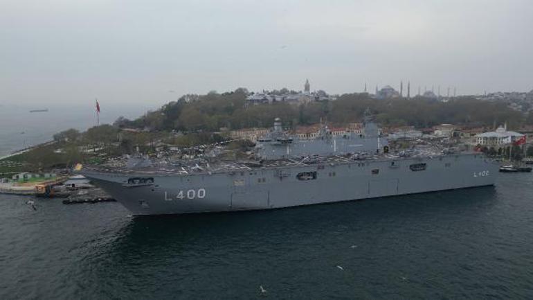 TCG Anadolu, Boğaz’dan halkı selamlayacak