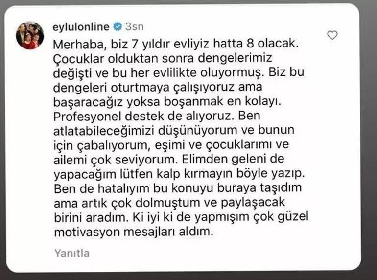 Eylül Öztürk ile Barış Kenan Özkan boşanıyor mu Açıklama geldi