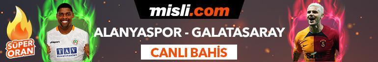 Alanyaspor-Galatasaray maçı Tek Maç, Süper Oran ve Canlı Bahis seçenekleriyle Misli.com’da
