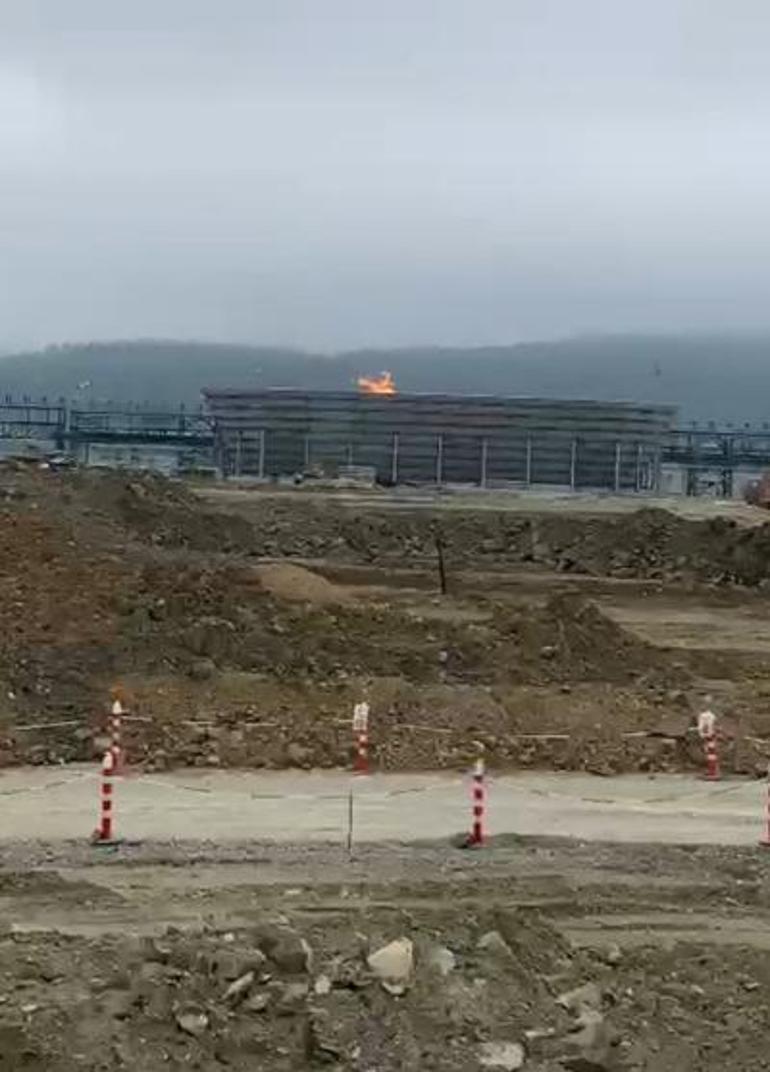 Karadeniz gazı için geri sayım başladı Karadaki alevler ilk kez göründü