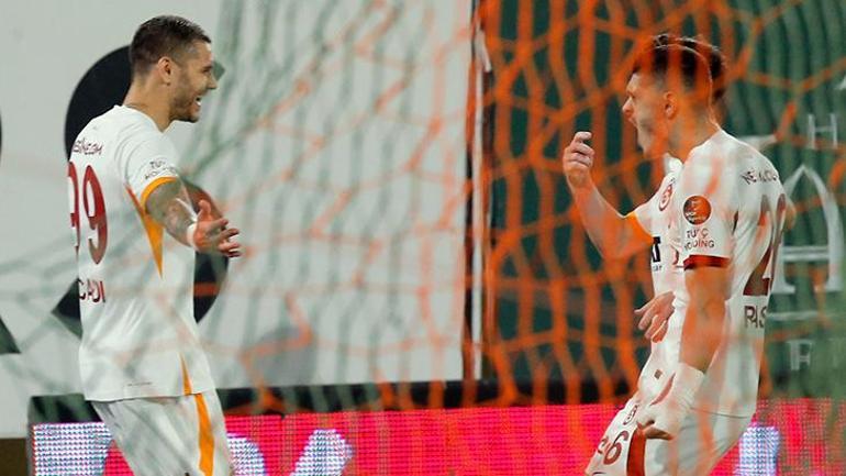Alanyaspor - Galatasaray maçına Mauro Icardi damga vurdu Bu sezon bir ilk yaşandı