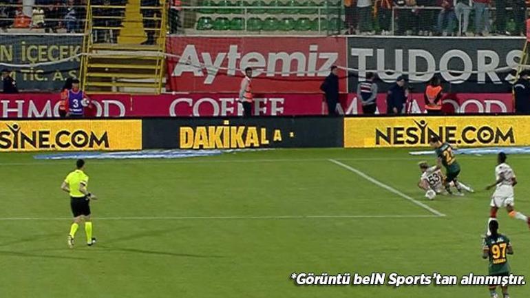 Alanyaspor - Galatasaray maçında tartışma yaratan penaltı kararı Eski hakem canlı yayında UEFAyı örnek gösterdi
