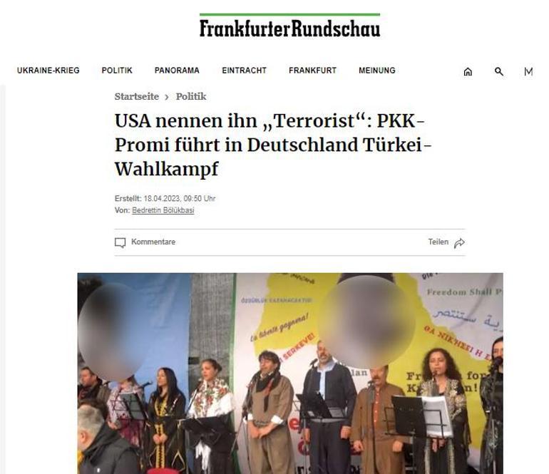Alman medyası: ABD ona terörist diyor, Almanyada PKK elebaşıyla Erdoğan karşıtı kampanya