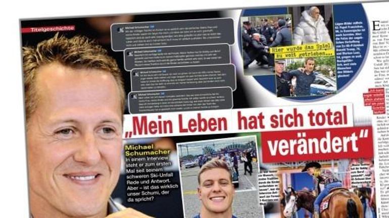 Skandal Michael Schumacher röportajı Gerçek ortaya çıktı