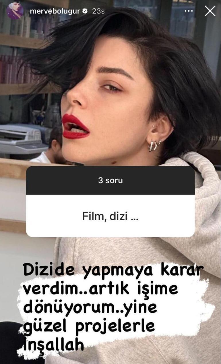 Merve Boluğur ekranlara döneceğini açıkladı