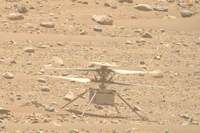 Marsta kullanılan helikopter Görüntüyü NASA yayınladı