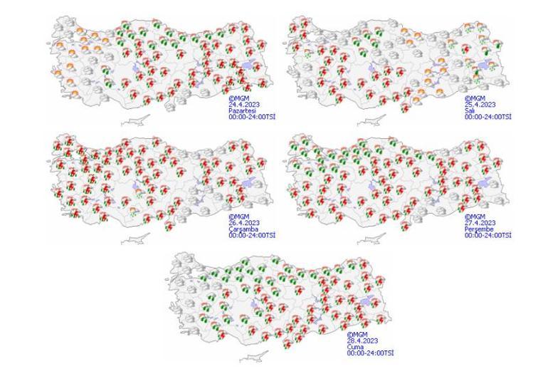 Meteoroloji Çarşamba gününe işaret etti Hava değişiyor