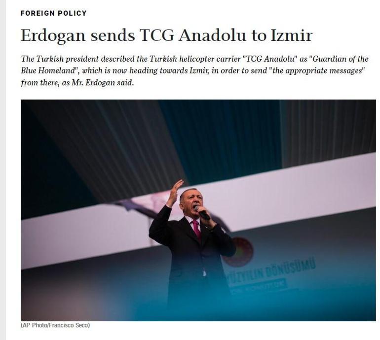 Yunanistan mesajı aldı TCG Anadolu kararını manşetten gördüler