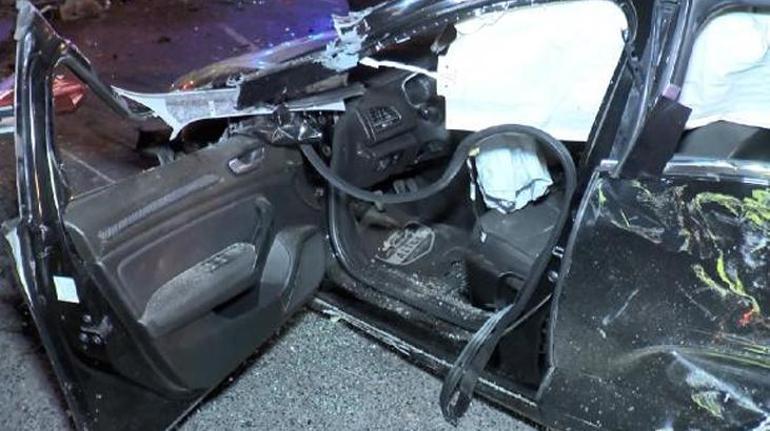 Makas atan sürücü zincirleme kazaya neden oldu 8 yaralı