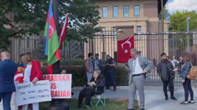 Türkiye Büyükelçiliği önünde Ermeni gerginliği
