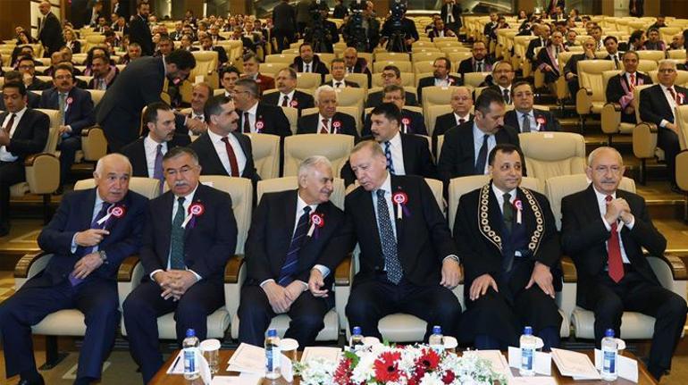 Cumhurbaşkanı Erdoğan, AYMnin 61. kuruluş yıl dönümü törenine katıldı