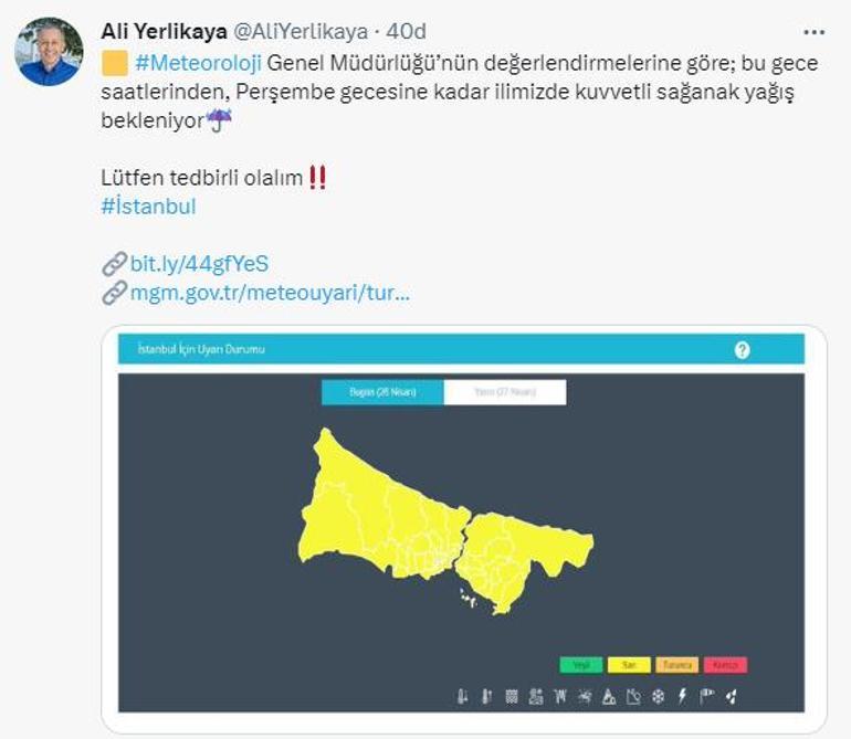 Son dakika... Meteoroloji’den 27 kente uyarı Sarı kodlu alarm verildi