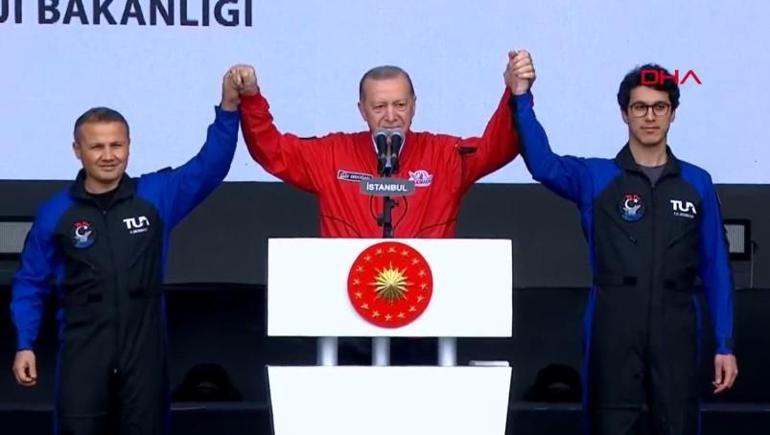 Cumhurbaşkanı Erdoğan tanıttı Türkiyenin uzay yolcuları belli oldu