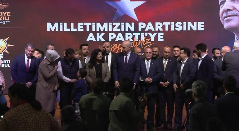 Zafer Partisinden istifa eden partililer törenle AK Partiye katıldı
