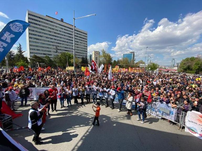 Ankarada 1 Mayıs coşkusu