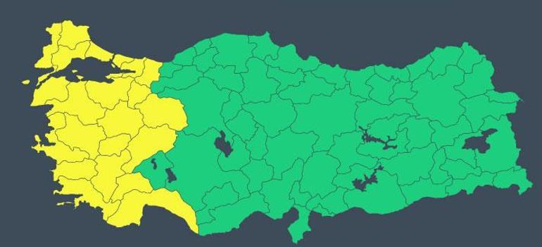 Meteorolojiden Marmara için flaş uyarı Saat verildi, kuvvetli yağış geliyor