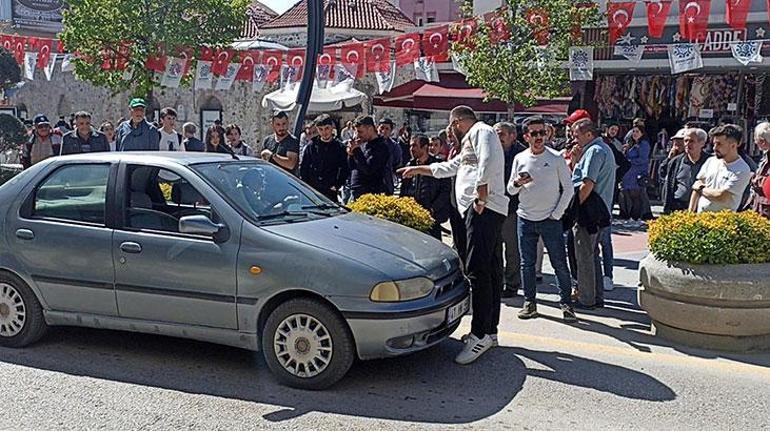 Yol verme tartışmasında silahlar çekildi