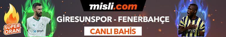 Giresunspor-Fenerbahçe maçı Tek Maç, Süper Oran ve Canlı Bahis seçenekleriyle Misli.com’da