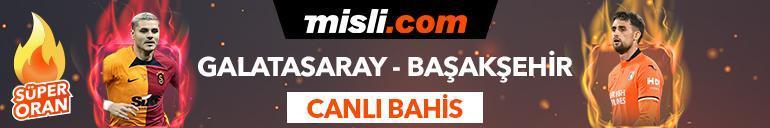 Galatasaray-Başakşehir maçı Tek Maç, Süper Oran ve Canlı Bahis seçenekleriyle Misli.com’da
