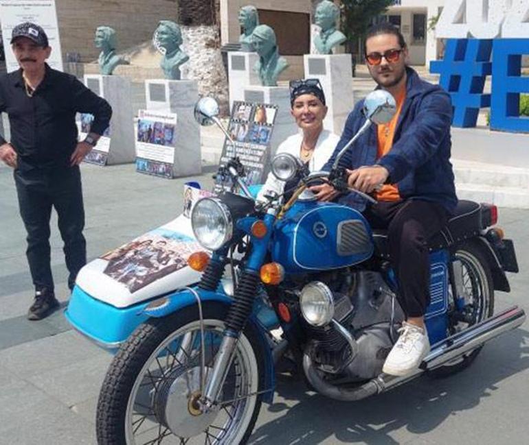 Bahar Öztanın duygusal anları Doktor Civanımdaki motosiklete 41 yıl sonra tekrar bindi