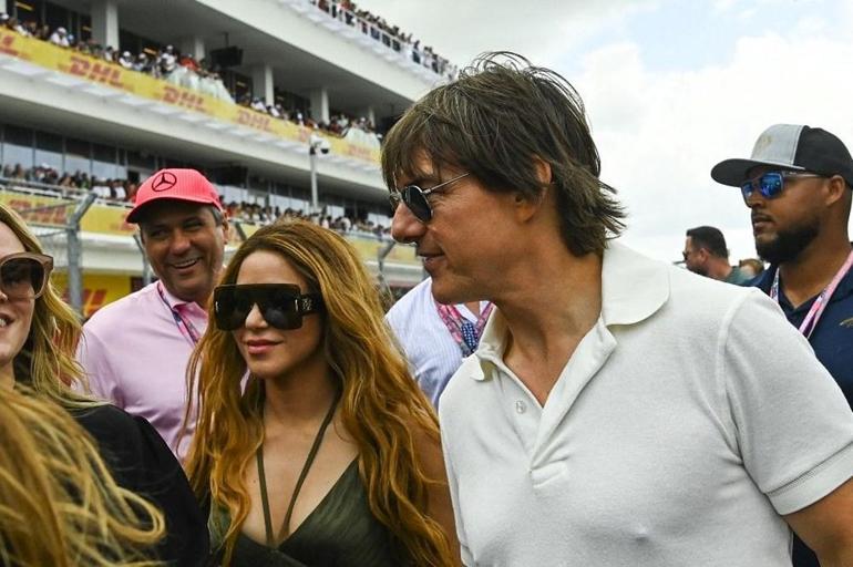 Shakira ile Tom Cruiseun samimiyeti dikkat çekti