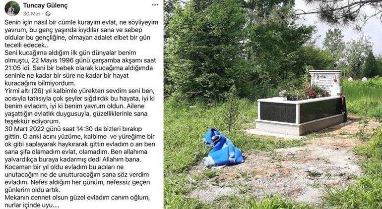 Emekli polis tartıştığı kadını öldürüp, oğlunun mezarı başında intihar etti