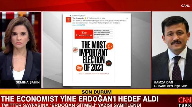 The Economist Erdoğanı yine hedef aldı AK Partiden tepki geldi