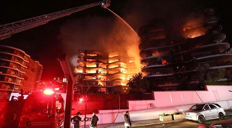 İzmirde lüks site alevlere teslim olmuştu Yangının çıkış nedeni belli oldu