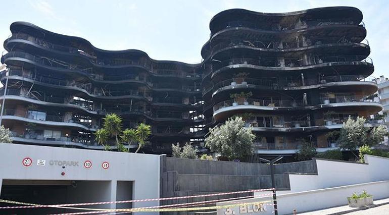 İzmirde lüks site alevlere teslim olmuştu Yangının çıkış nedeni belli oldu