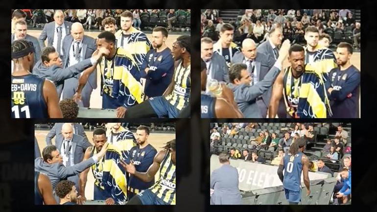 Fenerbahçe Bekoda kriz Dimitris Itoudis, Johnathan Motleyi soyunma odasına gönderdi
