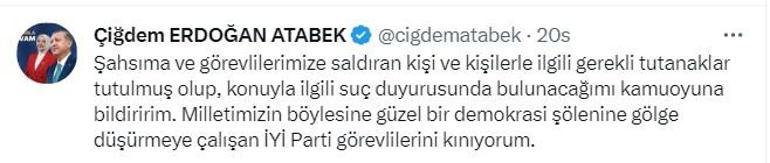 AK Parti milletvekili adayına saldırı: İYİ Parti görevlilerini kınıyorum