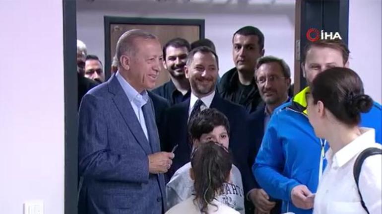 Erdoğan sandık başında yaşananları anlattı: O çocuk benim torunum