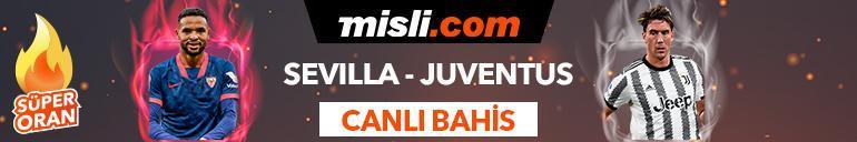 Sevilla-Juventus maçı canlı bahis seçeneğiyle Misli.comda
