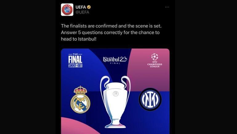 Şampiyonlar Liginde Manchester City, Real Madridi hezimete uğrattı İstanbulda Türklerin finali, UEFAdan gaf