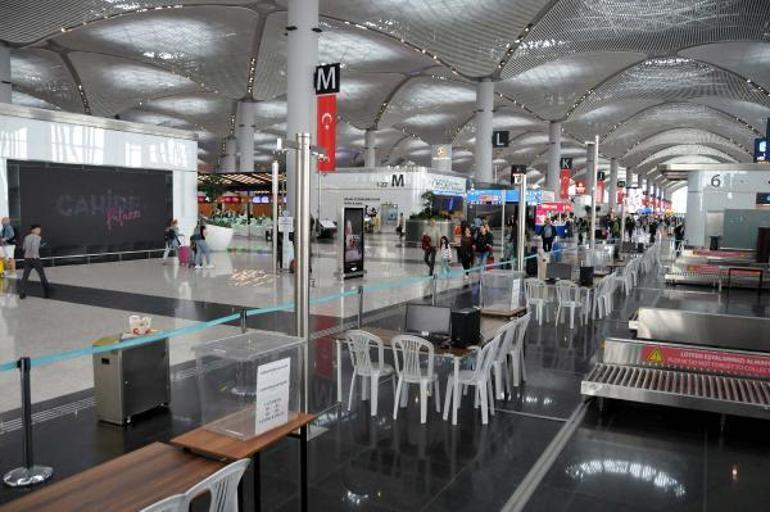 İstanbul Havalimanında oy verme işlemi yarın başlıyor
