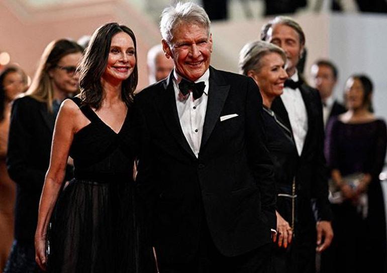 Cannes Film Festivalinde Harrison Ford ve eşi Calista Flockhartı ayırdılar